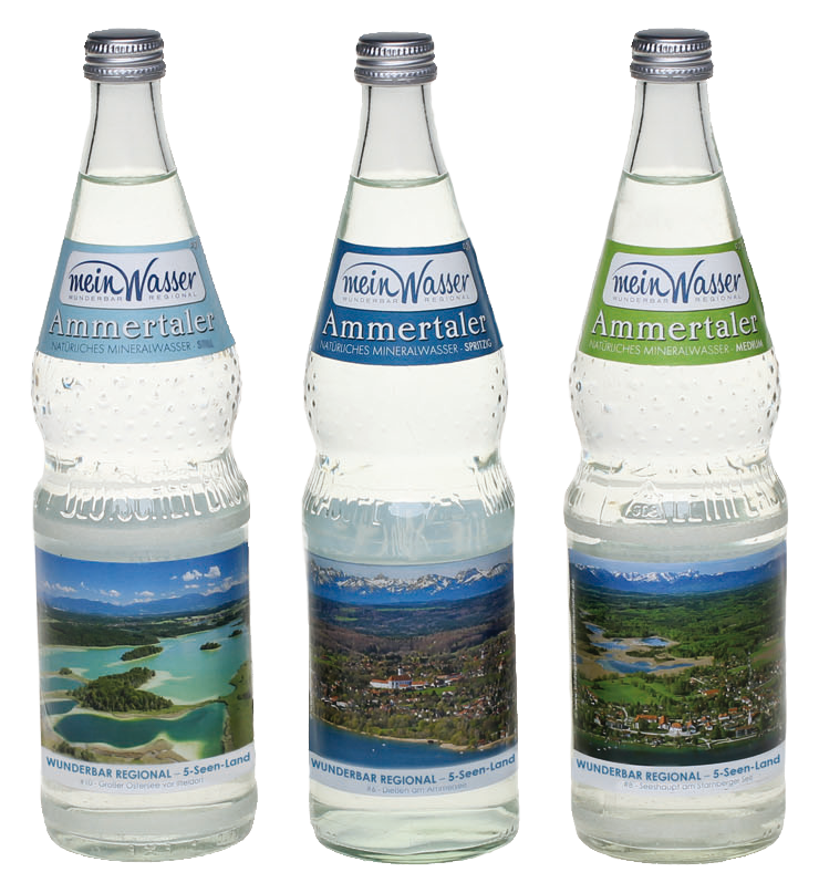 Perlenflasche meinWasser WUNDERBAR REGIONAL